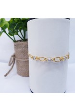 BJI0063 - Gold   Adjustable Bracelet