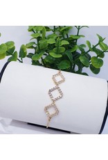 BJI0083 - Gold   Adjustable Bracelet