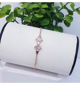 BJI0137 - Rose Gold   Adjustable Bracelet