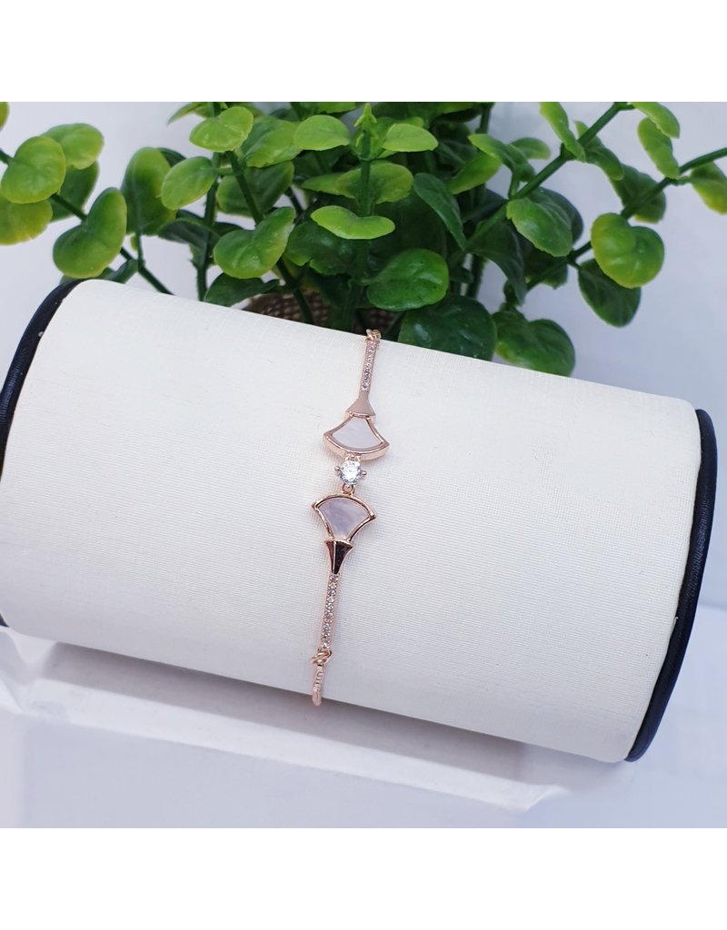 BJI0137 - Rose Gold   Adjustable Bracelet