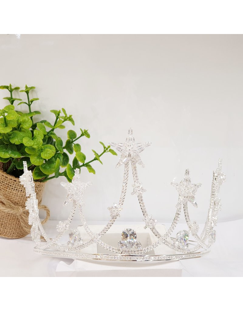 HPH0005 - Silver stars tiara