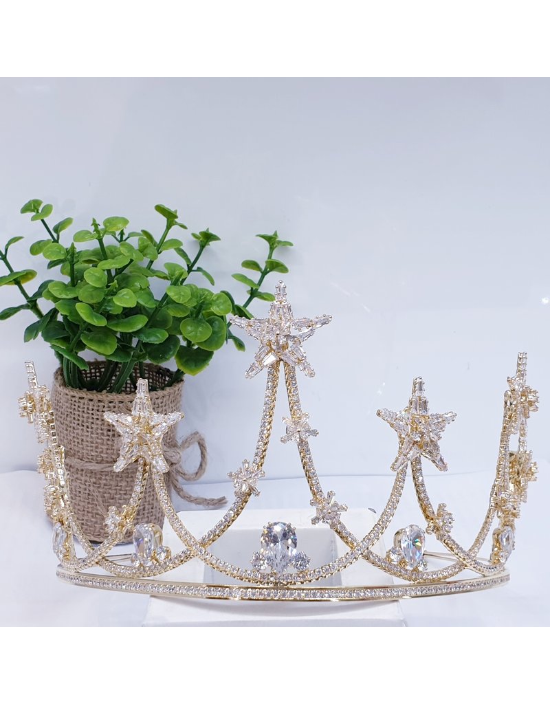 HPH0006 - Gold stars tiara
