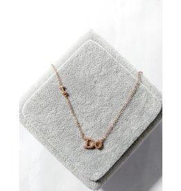 Scb0101 - Rose Gold - "I Do" Short Chain