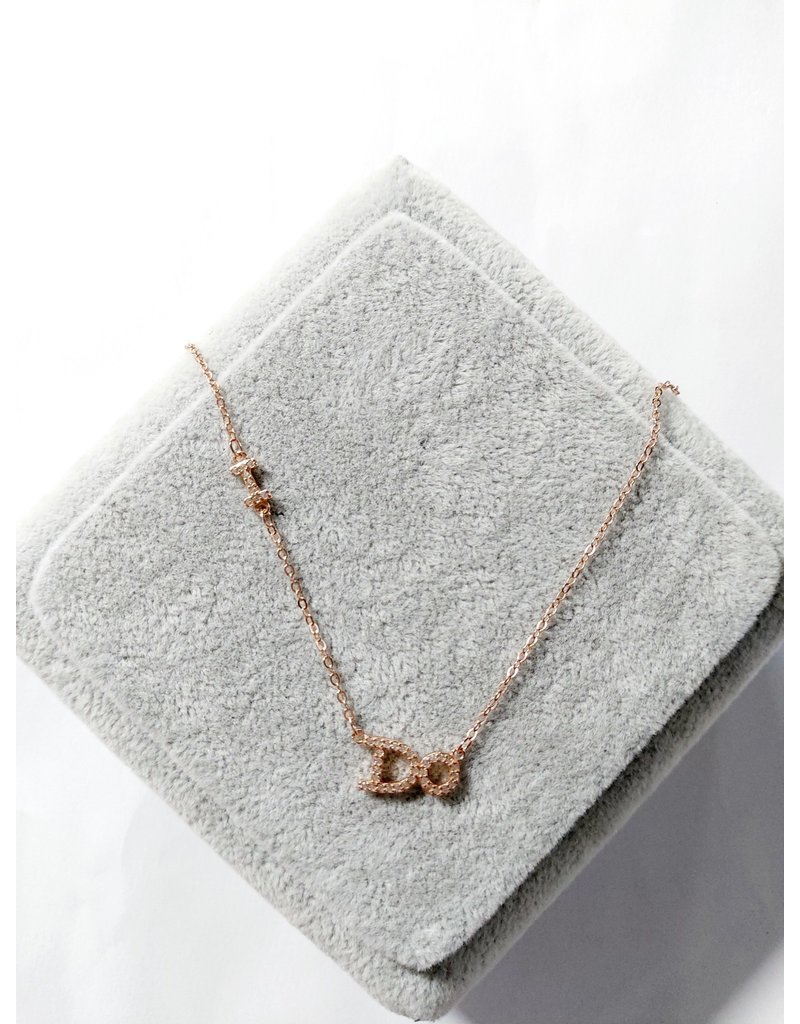 Scb0101 - Rose Gold - "I Do" Short Chain