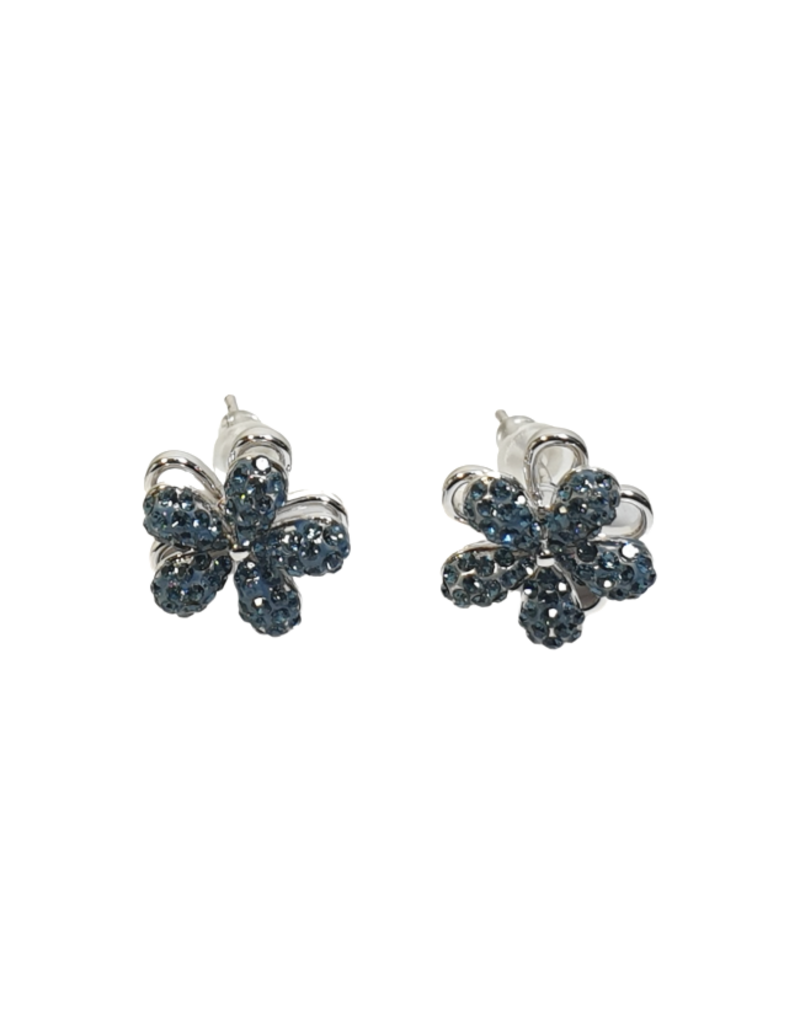 ERH0332 - Silver Blue  Earring