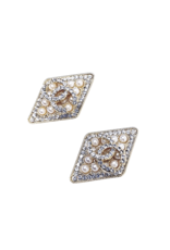 ERH0016 - Gold Pearl Chanel  Earring 342