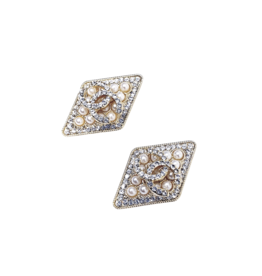 ERH0016 - Gold Pearl Chanel  Earring 342