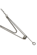 LCD0044 - Silver Multi-Layer Necklace