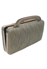 Cta0075 - Gold,  Clutch Bag