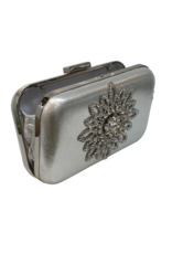 Cta0099 - Silver,  Clutch Bag