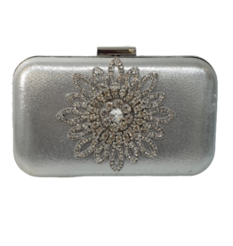 Cta0099 - Silver,  Clutch Bag
