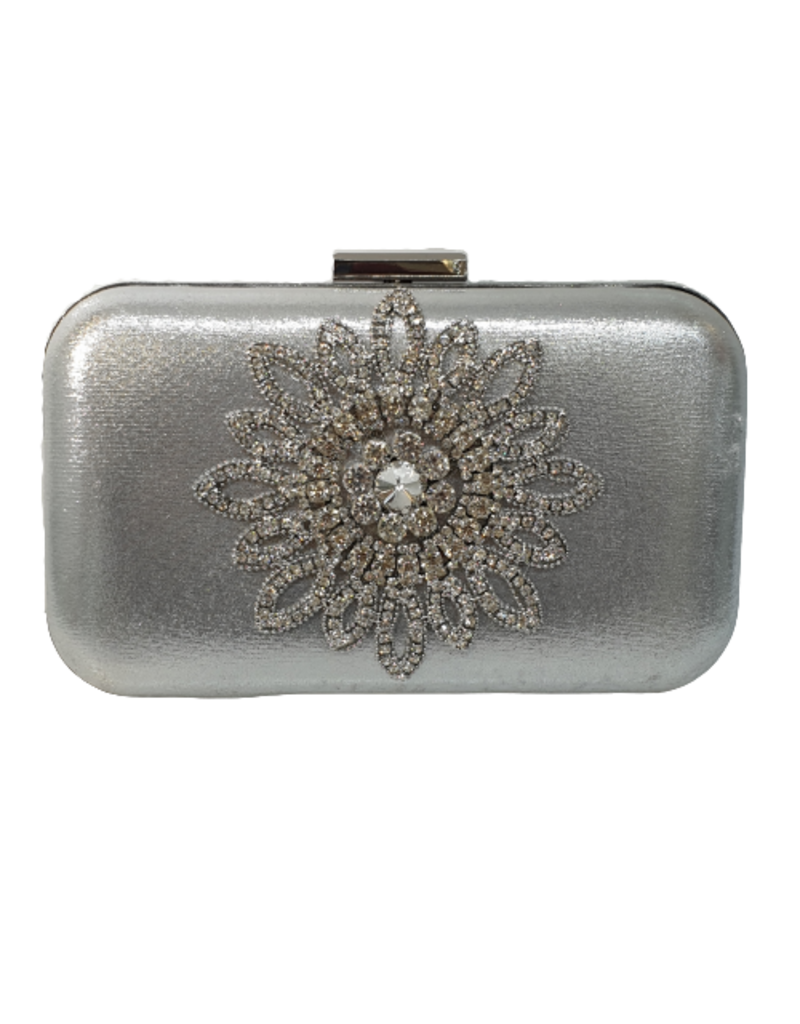 Cta0099 - Silver,  Clutch Bag