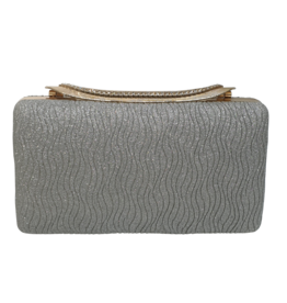 CTA0076 gold diamant clutch