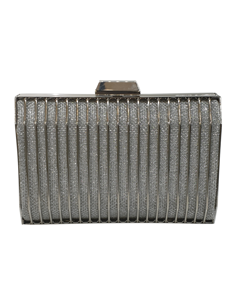 Cta0039 - Silver,  Clutch Bag