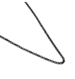 STD0004- Black, Steel 3Mm X 60Cm 60Cm Linked Necklace