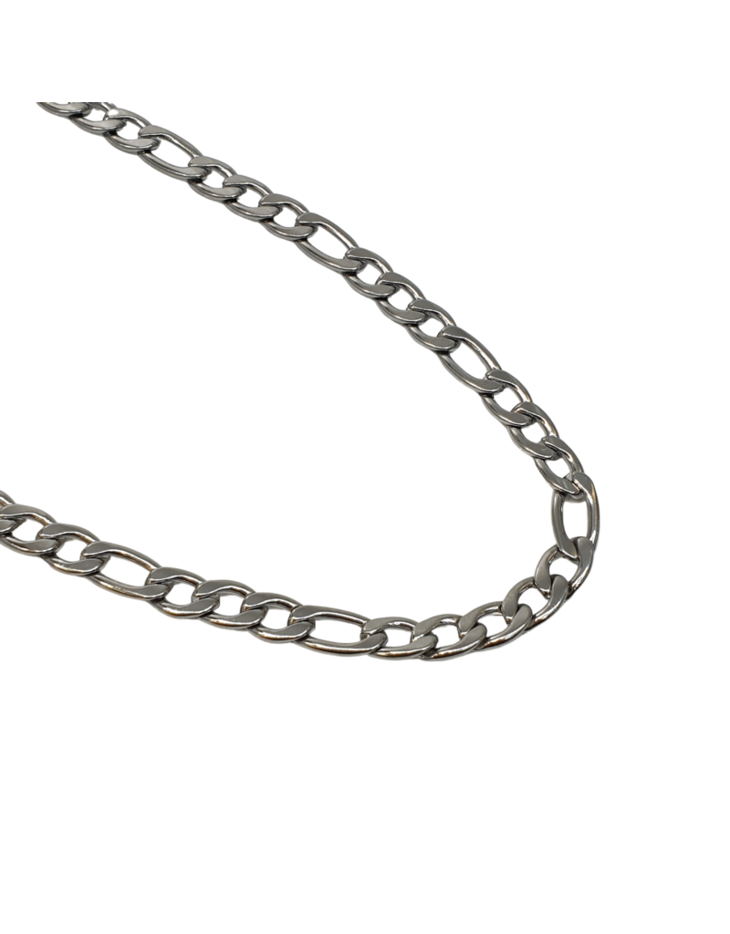 STD0002- Silver, Steel 2.3Mm X 60Cm Necklace