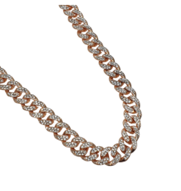 STD0011- Rose Gold Small Statement Necklace