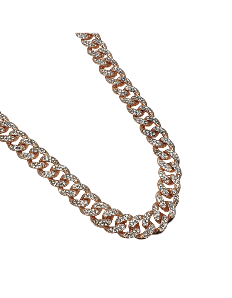 STD0011- Rose Gold Small Statement Necklace