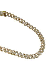 STD0042- S Link, Gold 20 Inch Necklace