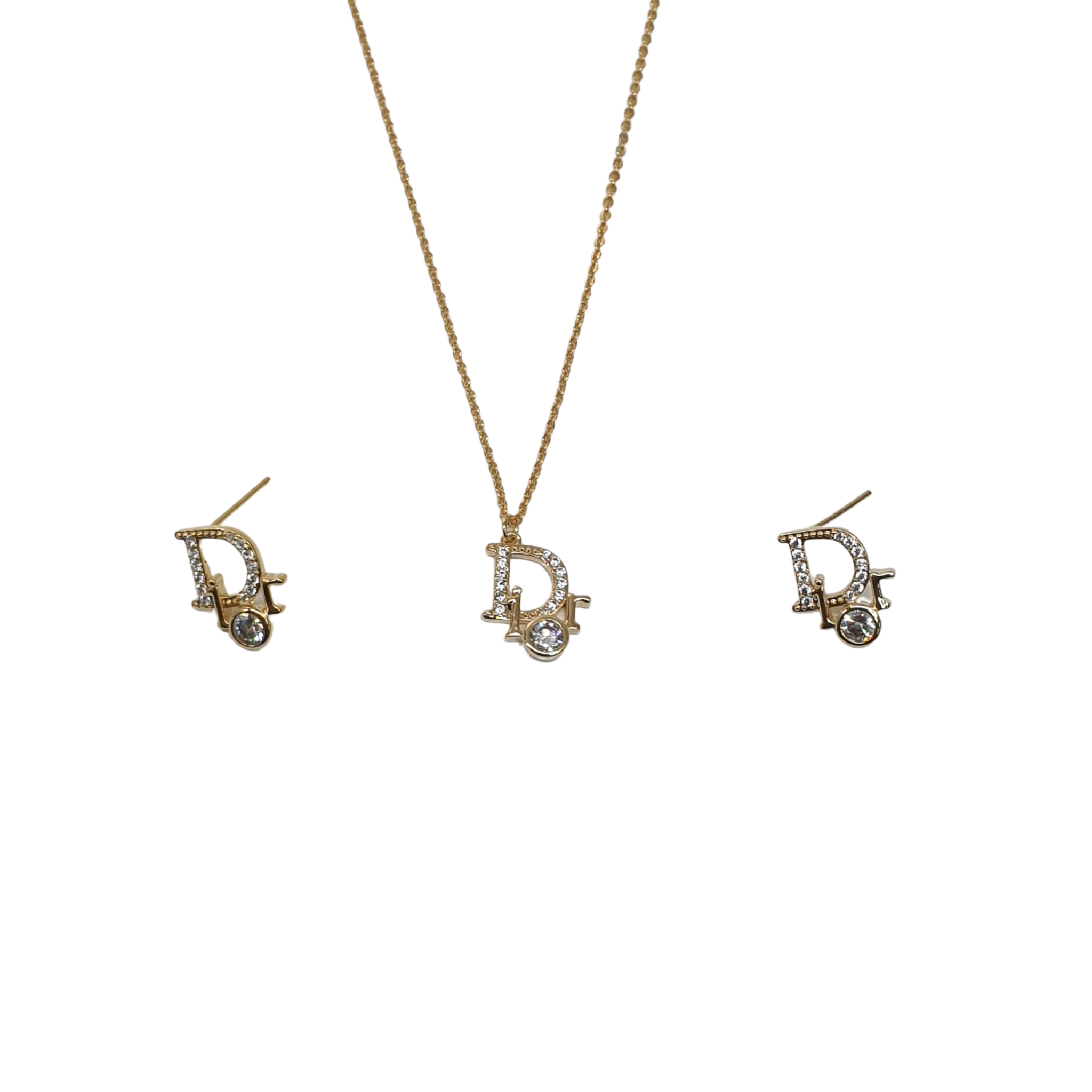 Dior necklace earring set