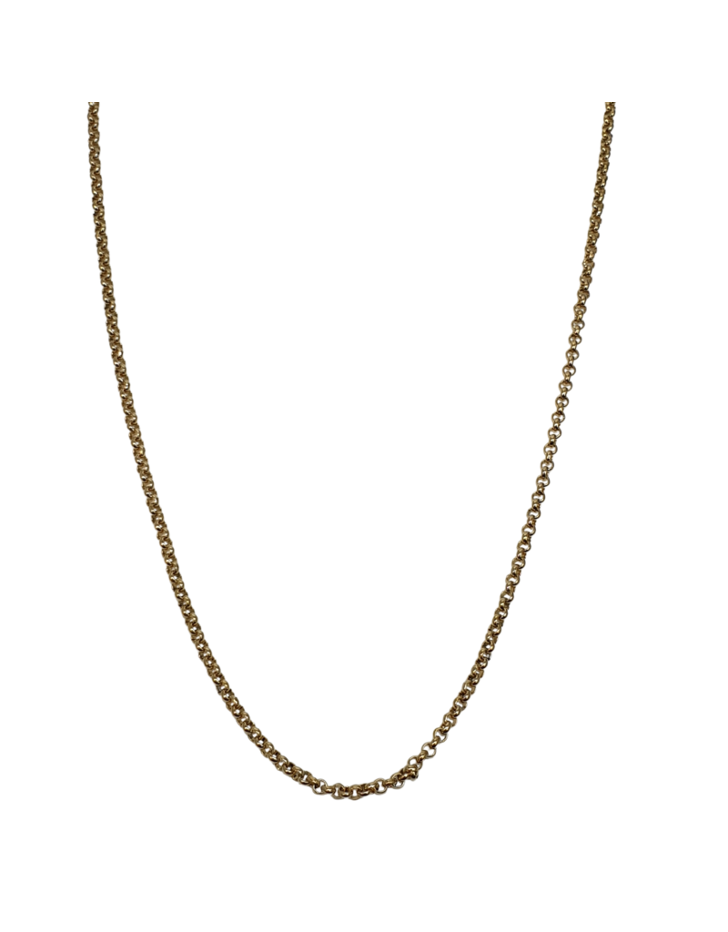 STD0005- Gold, Steel 3Mm X 60Cm 60Cm Linked Necklace