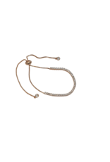 BSD0047- Rose Gold, Small Square Adjustable Bracelet