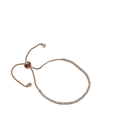 BSD0050- Rose Gold, Tennis Adjustable Bracelet