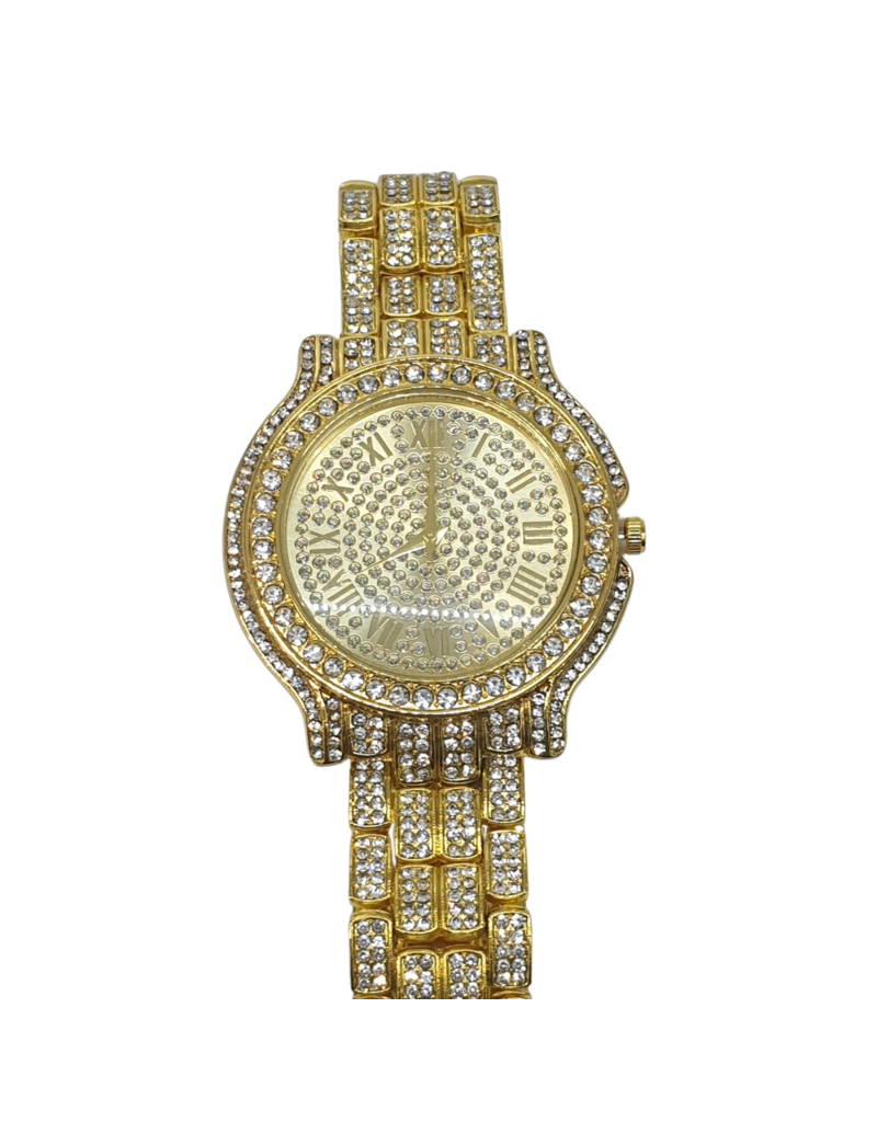 WTD0006- Gold Diamante Watch