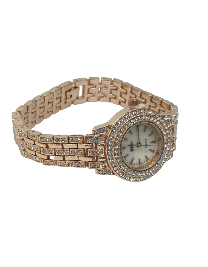 WTD0007- Rose Gold Diamante Watch