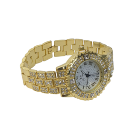 WTD0008- Gold Diamante Watch