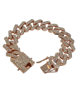 SBD0008- Rose Gold, S Link Bracelet