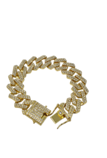 SBD0009- Gold, S Link Bracelet