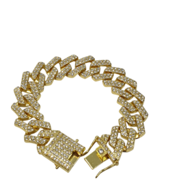 SBD0009- Gold, S Link Bracelet