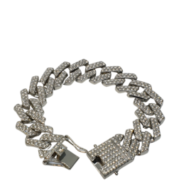 SBD0007- Silver, S Link Bracelet