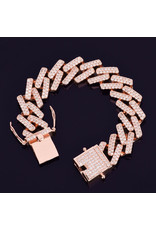 SBD0008- Rose Gold, S Link Bracelet