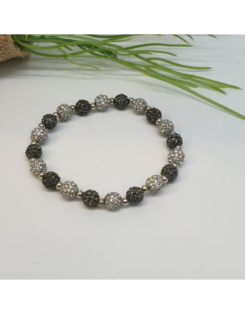 BDF0012 - Silver, Black Ball Range