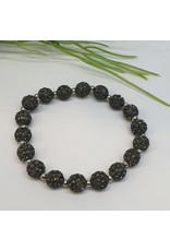 BDF0102 - Black,  Ball Bracelet
