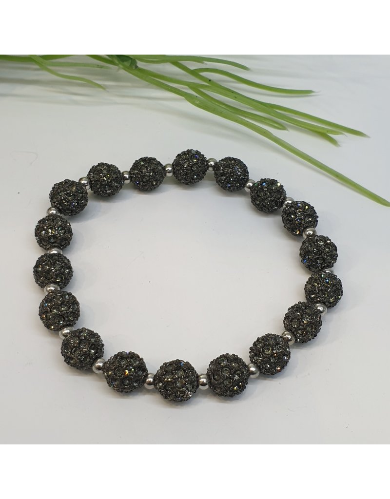 BDF0102 - Black,  Ball Bracelet