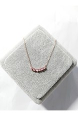 Scb0111 - Rose Gold Pink  Short Chain