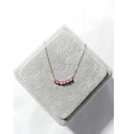 Scb0111 - Rose Gold Pink  Short Chain
