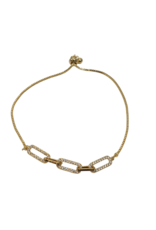 BJI0020 - Gold   Adjustable Bracelet