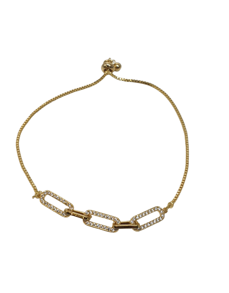 BJI0020 - Gold   Adjustable Bracelet