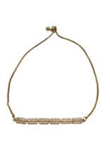 BJI0023 - Gold   Adjustable Bracelet