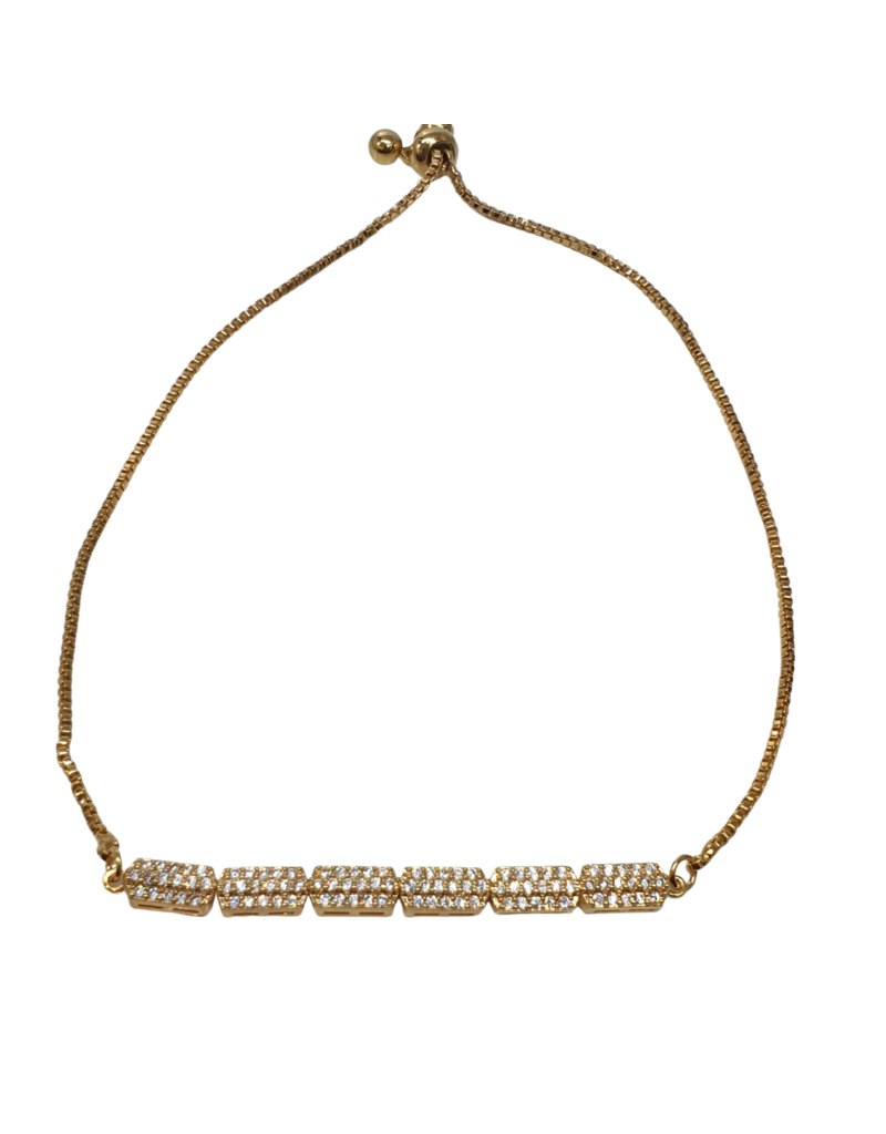 BJI0023 - Gold   Adjustable Bracelet