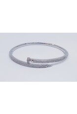 BGJ0013 - Silver, Nail Bangle