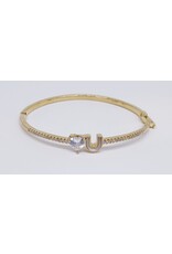 BGJ0019 - Gold, Love You Bangle