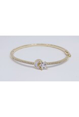 BGJ0022 - Gold, Moon, Star Bangle