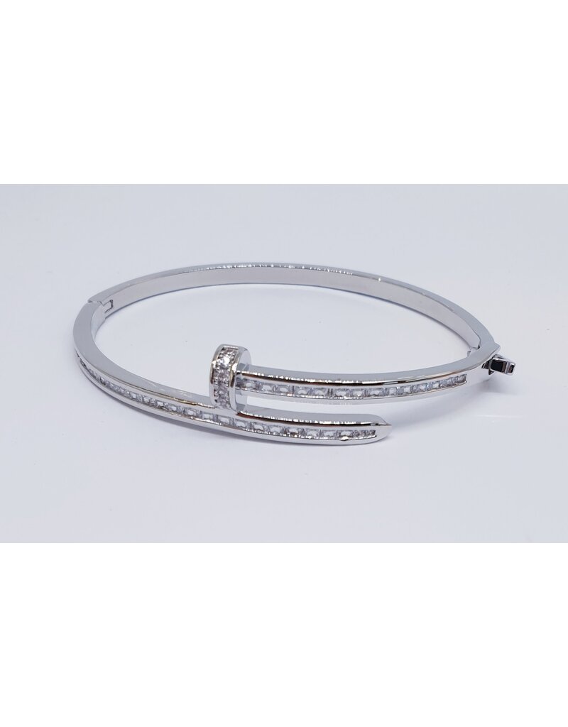 BGJ0049 - Silver,  Bangle