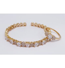 BIA0005 - Gold Bangle Ring Set
