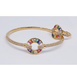 BIA0007 - Gold Multi Bangle Ring Set